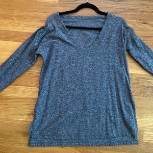 Like New Lululemon Size 6 Performance Wicking Grey Top